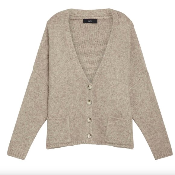 Ruti High Standards Knit Cardigan - Natural, M/L - Picture 8 of 9